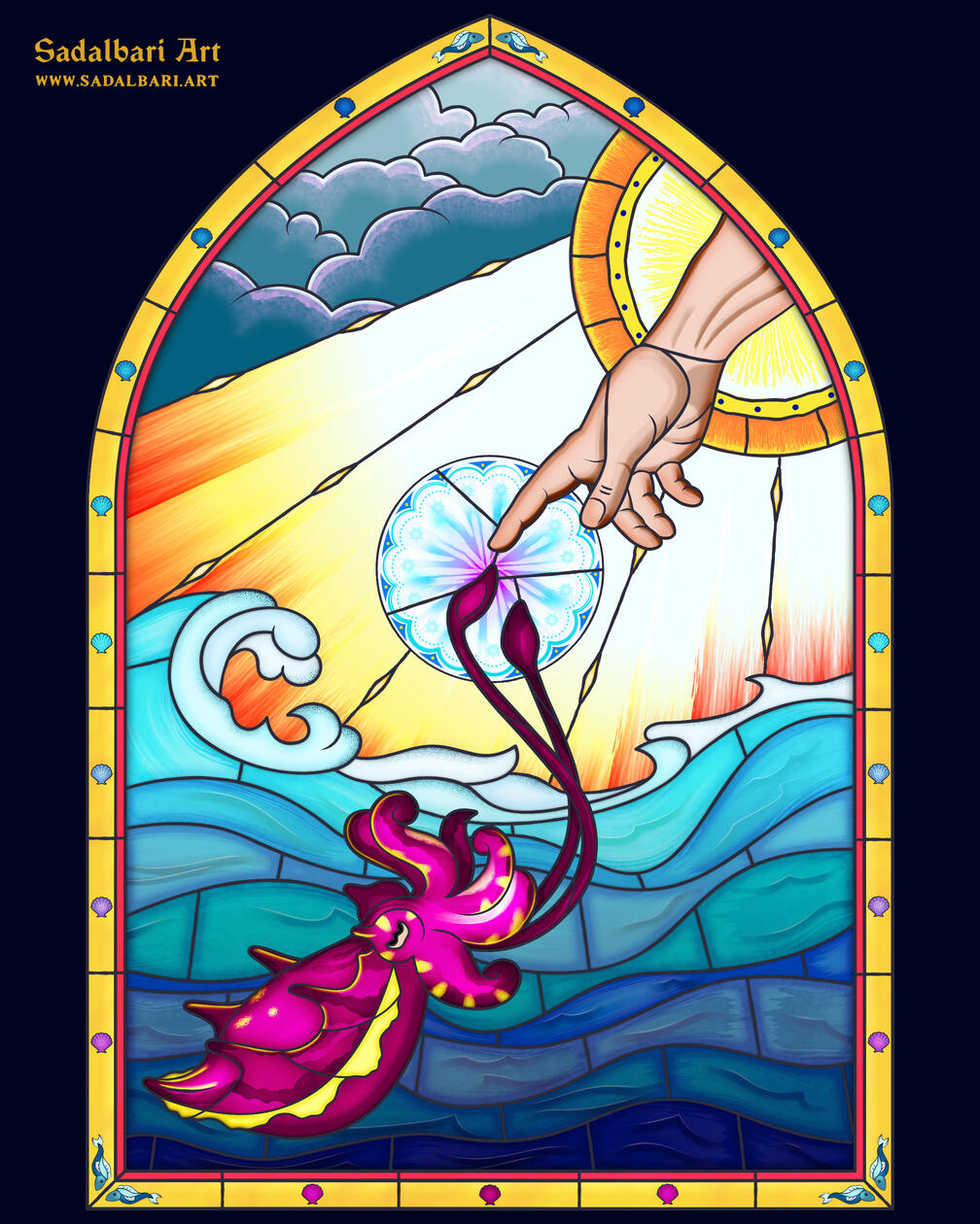 Flamboyant Cuttlefish (Ascarosepion pfefferi)