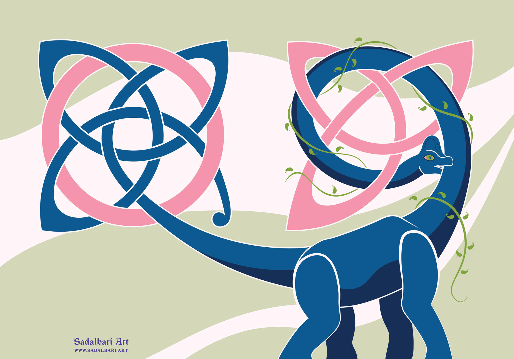 Brachiosaurus - Designed for notebook cover